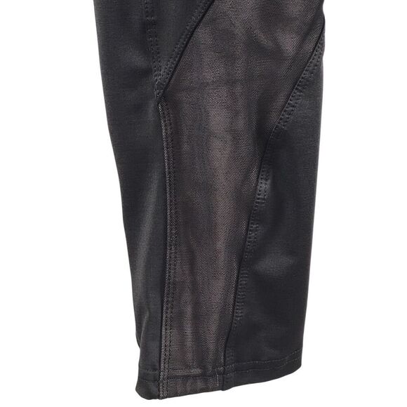 BCBGMAXAZRIA Medium Ankle Leggings with inlaid Mesh & Ankle Cutouts Black - Picture 11 of 15